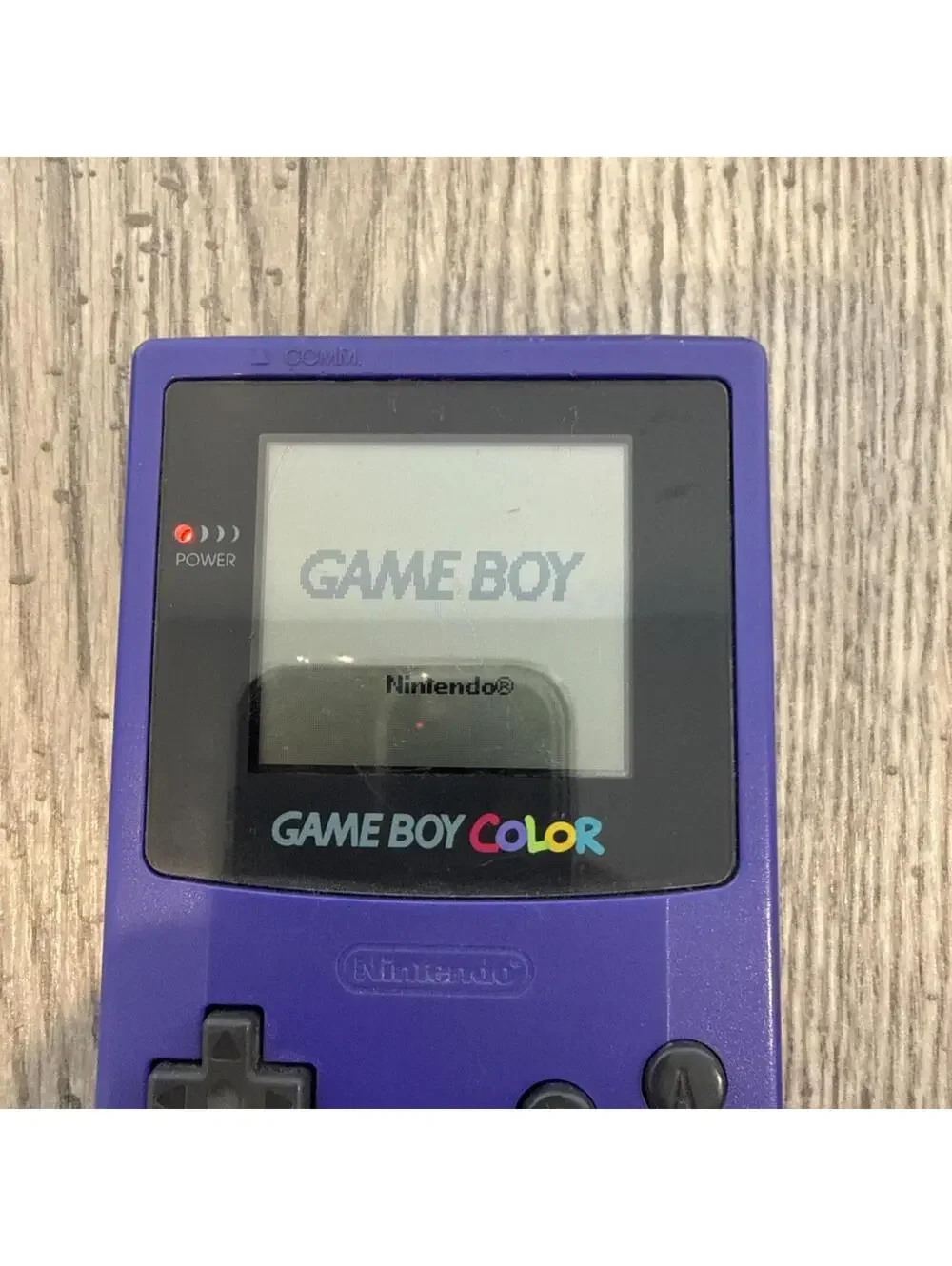 Nintendo Game Boy Color Model CGB-001 Purple - Incomplete